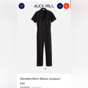 Alex Mill Standard short sleeve Jumpsuit